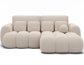 Colțar Covelion extensibil, 260x167x105 cm, orientare dreapta – Calmora 18