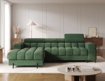Coltar extensibil cu spatiu pentru depozitare, 285x181x93 cm, Felro L, Eltap – prezentare vizuală a produsului