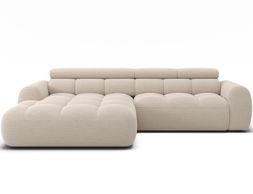 Colțar Geraso ELTAP, extensibil electric, 294×200×98 cm, stânga, Calmora 18