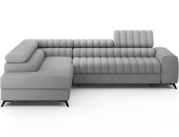 Colțar Kanedo extensibil, 269x204x86 cm, orientare stânga – Nube 03