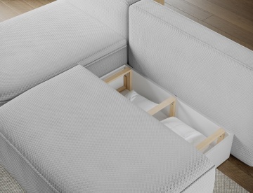 Colțar Livosa extensibil, 220x144x93 cm, orientare stânga – Calmora 04 – imagine de catalog suplimentară