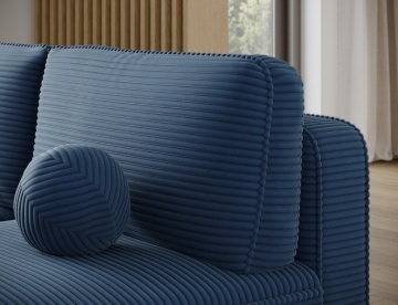 Colțar Livosa extensibil, 220x144x93 cm, orientare stânga – Jarell 40 – cadru alternativ al produsului