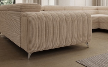Colțar Louis extensibil, 347x202x92 cm, orientare dreapta – Jarell 18 – fotografie de produs pe fundal neutru