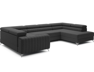 Colțar Louis extensibil, 347x202x92 cm, orientare dreapta – Sawana 14 – fotografie alternativă de produs