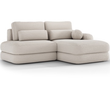 Colțar Ripeli extensibil, 217x175x96 cm, orientare dreapta – Modullo 01 – imagine de ansamblu a produsului