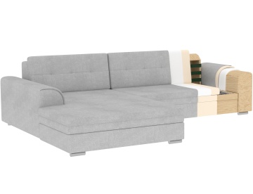 Colțar Sorento extensibil, 296x194x78 cm, orientare stânga – Jarell 18 – fotografie de produs din catalog