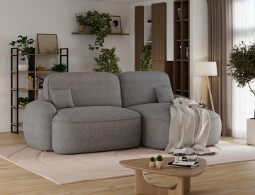 Colțar Tesalia extensibil, 247x150x93 cm, orientare dreapta – Royal 04 - Img 6