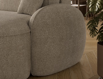 Colțar Tesalia extensibil, 247x150x93 cm, orientare stânga – Royal 18 – fotografie comercială a produsului