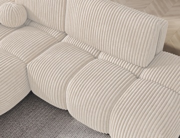 Colțar Vittario extensibil, 227x170x95 cm, orientare stânga – Modullo 01 - Img 9