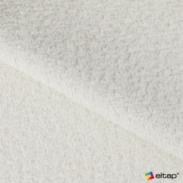 detaliu textură material bouclé Royal 01 alb ELTAP