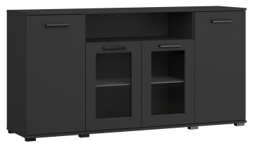 Comodă Frazio – 160x40x83 cm – Negru