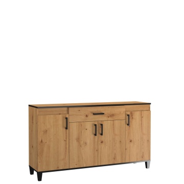 Comodă POLA 16 – 160x40x90 cm – Stejar Artisan