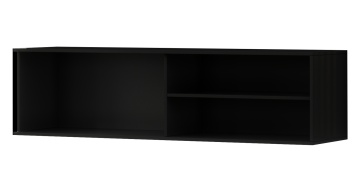 Comodă TV Meorati 150 wall-mounted Media cabinet negru – Negru - Img 9