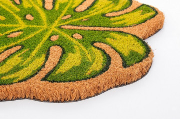 Covoras de intrare verde din fibre de Cocos, 60x40 cm, Filodendro Bizzotto - Img 2