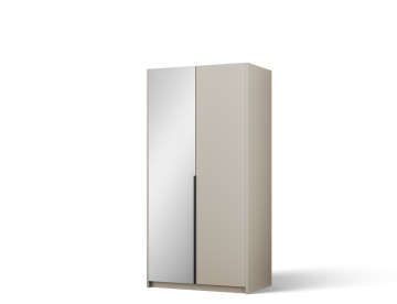 Dulap Alera II Hinged – cu oglindă – 100x58x204 cm – Cașmir – Alera II Hinged Dulap – Varianta 1 - Img 2