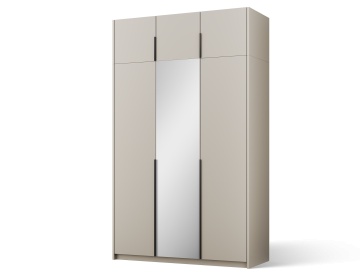 Dulap Alera III with Top – Hinged – cu oglindă – 148x58x250 cm – Cașmir – Alera III with Top Cabinet – Hinged Dulap – Varianta 1 - Img 2