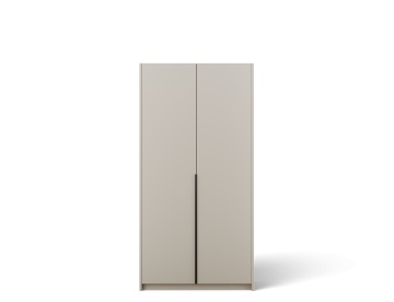 Dulap Bregma II cu uși batante – 2 uși – 100x58x204 cm – Cașmir – Varianta 1
