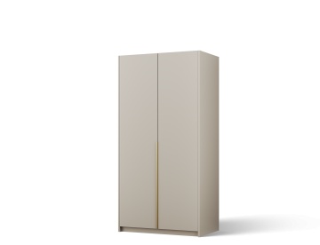 Dulap Bregma II cu uși batante – 2 uși – 100x58x204 cm – Cașmir – Varianta 2 - Img 2