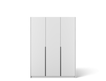 Dulap Bregma III cu uși batante – 2 uși – 148x58x204 cm – Alb – Varianta 2