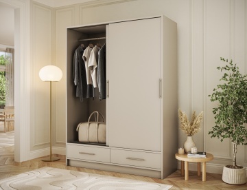 Dulap cu uși glisante Estantte II, 150x60x200 cm – Cashmere – imagine comercială suplimentară