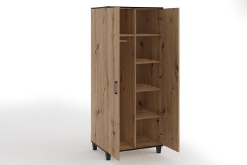 Dulap POLA 12 – 80x56x193 cm – Stejar Artisan – prezentare secundară de catalog