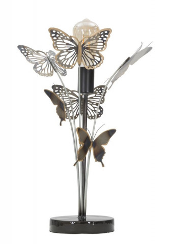 Lampa multicolora din metal, Soclu E27 Max 40W, ∅ 32 cm, Butterflies Mauro Ferretti - Img 1