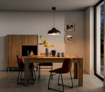 Lustre suspendate Desolo – Negru – prezentare comercială suplimentară