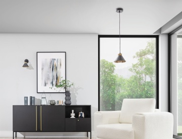 Lustre suspendate Detmer – Negru - Img 4