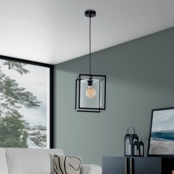 Lustre suspendate Quadratus – Negru – prezentare suplimentară a produsului