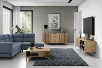 Măsuță de cafea Entsian 80 Coffee Table Artisan Oak - Img 14