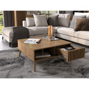 Măsuță de cafea Entsian 80 Coffee Table Artisan Oak - Img 4