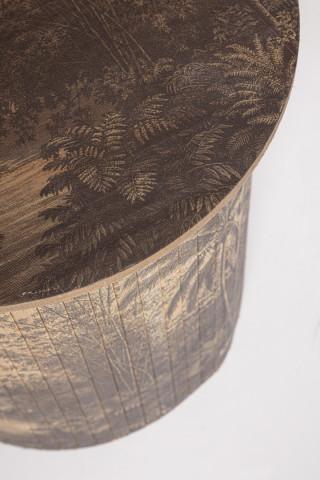 Masuta de cafea finisaj natural din Bambus, ∅ 40 cm, Fujiko Bizzotto - Img 5