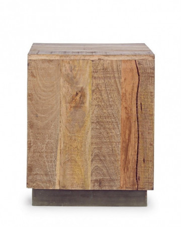 Noptiera maro din lemn de Mango, 45 cm, Tudor Bizzotto - Img 4
