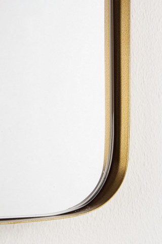Oglinda patrata aurie din metal, 60x60 cm, Adhira Bizzotto - Img 2