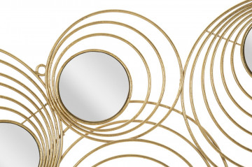 Panou decorativ auriu din metal, 90x2,5x45 cm, Rays Mauro Ferretti - Img 2