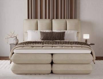 Pat boxspring Tonila, 140x200 cm – Aura 18 - Img 3