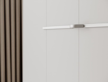 Pat rabatabil Devesto Horizontal Wall 140 alb, 200x140 cm – Alb - Img 11