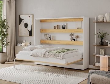 Pat rabatabil Devesto Horizontal Wall 140 Artisan Eiche, 200x140 cm – Artisan Eiche - Img 3