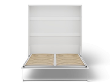 Pat rabatabil Vivario 160 – cu somieră inclusă – 183x40x213 cm – Alb