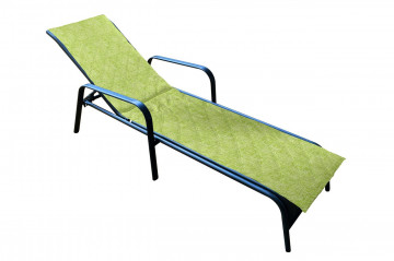 Perna sezlong Alcam, Midsummer, 195x50x3 cm, microfibra matlasata, Green Jeans - Img 8