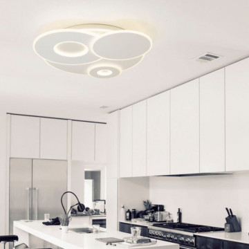 Plafoniera LED 80W, Ø59 cm, Alb, Belinus, Kelektron - Img 5