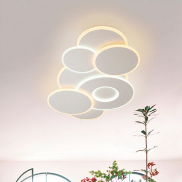 Plafoniera LED 98W, 86 x 50 cm, Alb, Belinus, Kelektron - Img 5