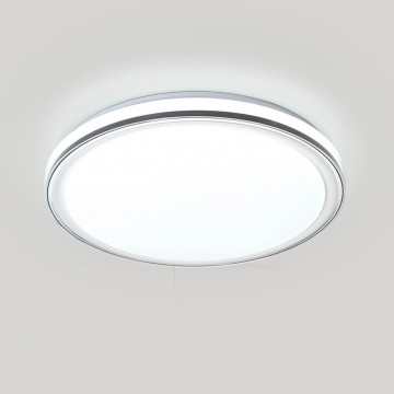 Plafoniera LED Kore, dimabil, cu telecomanda, alb / argintiu, lumina calda / rece / neutra, Kelektron - Img 2