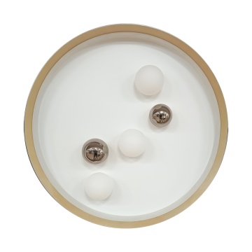 Plafoniera LED Peyto, 95W, 4160 lm, Nichel + Champagne, Kelektron - Img 2