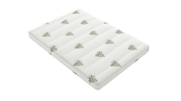 Saltea cu memorie SomnART XXL Memory Plus 160x190, înălțime 25cm, pentru persoane supraponderale, husă Aloe Vera detașabilă, rulată, fermitate mare - Img 4