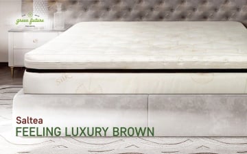 Saltea Feeling Luxury Brown 180x200 - Img 12