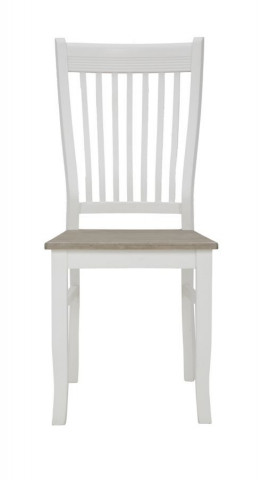 Set 2 scaune dining albe din MDF si lemn de Paulownia, 48 x 43 x 93 cm, Tolone Mauro Ferreti - Img 4