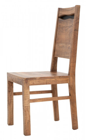 Set 2 scaune dining maro din metal si lemn de acacia, 45 x 45 x 100 cm., Yellowstone Mauro Ferreti - Img 9