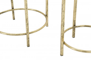 Set 2 suporturi pentru ghivece aurii din metal, ∅ 27 - ∅ 21,5 cm, Glam Mauro Ferretti - Img 6