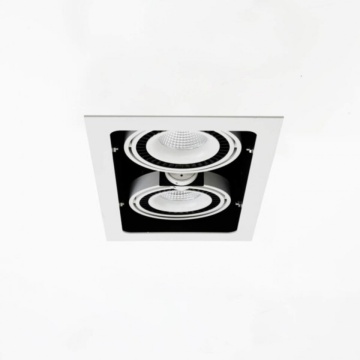 Spot incastrat LED COB Modular II, alb, inclinabil, Max 56W, lumina neutra, Kelektron – cadru de catalog cu produsul